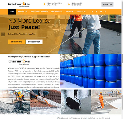 Cretestone – Waterproofing and Tuff Tiles Solutions