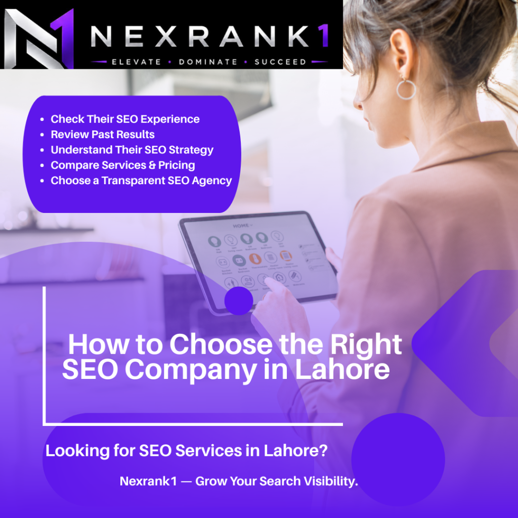 Make Sure They Know the Market in Lahore